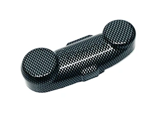 CUBIERTA DE ESLABÓN HORQUILLA DELANTERA VESPA COSA 125 150 200 1998 A 1991 ASPECTO CARBONO PERSONALIZADO - Imagen 1 de 4