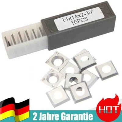 MARKENLOS Vorschneider Wendeplatten Wendemesser HM 14x14x2,0mm für Holz Drechselwerkzeug