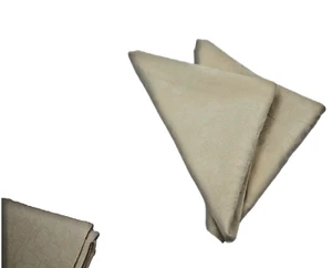 6 x Cream Brocade Patterned Fabric Napkins Pattern 41 x 41 cm (K) - Picture 1 of 2