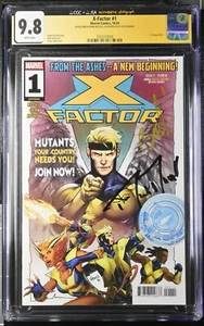 Cómics de Marvel X-Factor #1 2024 CGC SS 9,8 doble firmado Bob Quinn y Mark Russell - Imagen 1 de 2