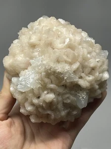 1LBS 12.3oz Zeolite Cluster Green Apophyllite and Peachy Stilbite A2 - Picture 1 of 12