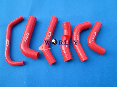 PARA HONDA XR650R XR650 XR 650 R XR 650 2000-2009 MANGUERA RADIADOR SILICONA ROJO Foto 1 de 4