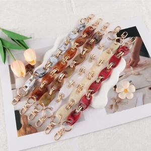 Replacement Transparent Acrylic Metal Purse Chain For Handbag Shoulder Strap Bag - Picture 1 of 17