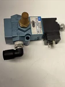 Mac Valves PID-611JJ= VAC TO 150 PSI SOLENOID VALVE 55B-12-PI-614JA - Bild 1 von 6