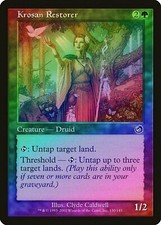 Krosan Restorer FOIL Torment PLD Green Common MAGIC GATHERING CARD ABUGames