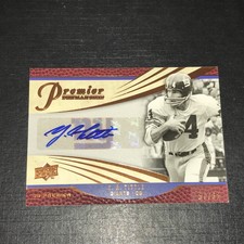 2008 Upper Deck UD Premier YA TITTLE Penmanship Auto #/65 Giants AUTOGRAPH Sp
