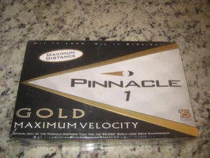 Pinnacle 1 Gold Maximum Velocity 15 Golfbälle NEU VERSIEGELT - Bild 1 von 11
