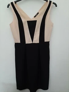 ladies dress size 10 Black and Peach Oasis. - Picture 1 of 6