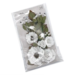 49 and Market - Nature's Bounty Paper Flowers - Salt - Picture 1 of 2