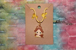 **AUSVERKAUF** Yellow Belle handgefertigtes Set aus Halskette & Ohrringen - Bild 1 von 2