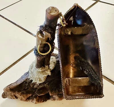 Raro barco de pesca Curtis Jere de mediados de siglo de la era de los 70” de cobre y madera a la deriva sin firmar Foto 1 de 4