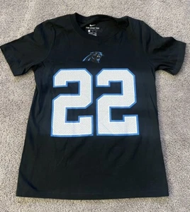 Nike Christian McCaffrey #22 Carolina Panthers Youth M 10/12 NFL Football Tee - Picture 1 of 3