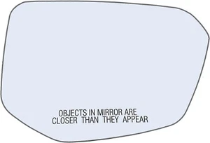 Espejo retrovisor lateral derecho pasajero vidrio para Honda Civic 16-20 placa de respaldo térmica - Imagen 1 de 13