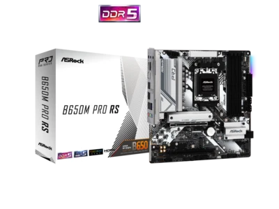 ASRock B650M PRO RS AM5 AMD B650 SATA 6Gb/s Micro ATX Motherboard - Image 1 of 4