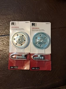 2) Reliabilt 0586741 Puleggia Porta Garage Universale Acciaio 3 Pollici Acciaio Nuova - Foto 1 di 4