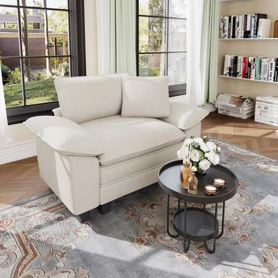 Modular Sectional Sofa Chenille Cloud Couch with Chaise and Cushion 6/5/4/1-Seat - Image 1 of 4