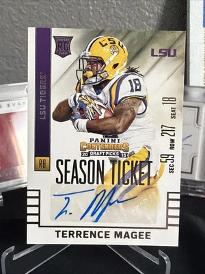 2015 Panini Contenders Draft Picks Football Terrence Magee Rookie Auto - Image 1 of 2