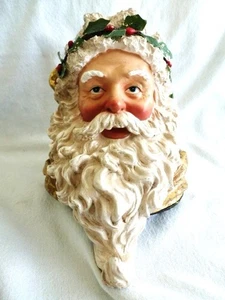 Vintage Department 56 Weihnachtsmann Strumpfhalter groß schwer sehr guter Zustand - Bild 1 von 10