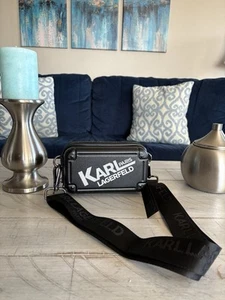 Karl Lagerfeld Paris logo Crossbody Bag - Picture 1 of 4
