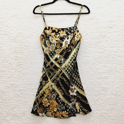 Cami Talla 0 Cadena Floral Whimsycore Y2K Festival Túnica Fairycore Chic Gótico Edgy Foto 1 de 4