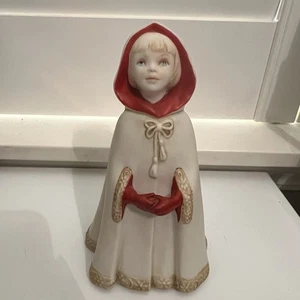 Vintage Cybis Little Red Riding Hood Figurine 1973 Figure Porcelain Fairy Tale - Picture 1 of 11