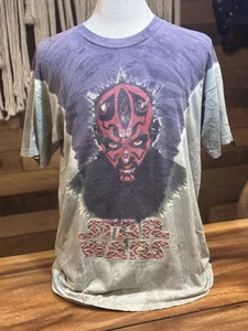 Darth Maul Vintage 90s T-Shirt X-Large Star Wars Episode 1 Distressed - Picture 1 of 5