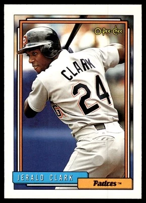 1992 O-Pee-Chee Jerald Clark San Diego Padres #749 - Image 1 of 2