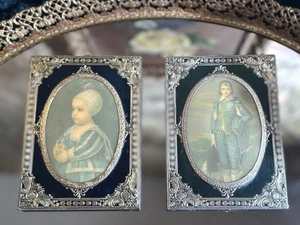 Miniatur Portrait Paar Pinkie & Blue Boy - Bild 1 von 24