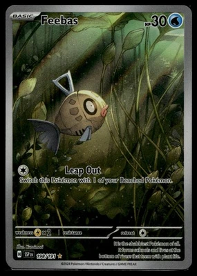 Feebas Illustration Rare SV08: Surging Sparks 198/191 NM - Image 1 of 2