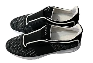 Guess | Women’s Black Slip On Sneakers GWVEERA Mesh Tennis Shoe 8.5 - Picture 1 of 8