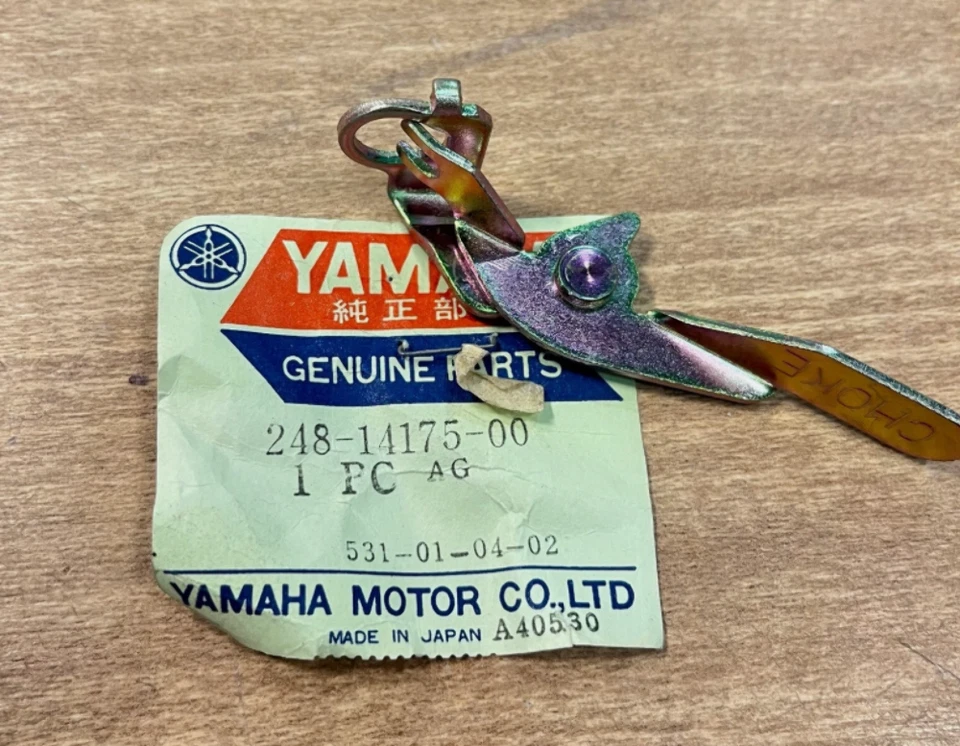 Yamaha AT1 HT1 CT1 DT1 DT2 LT2 DT250 OEM palanca obturadora de carburador 248-14175-00 Foto 1 de 2