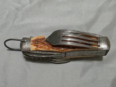 Vintage Multi-Tool Camping Knife - Image 1 of 4