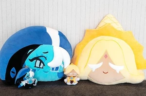 Cookie Run Kingdom Shadow Milk Pure Vanilla Gesichtskissen Plüsch Puppe Stofftier - Bild 1 von 6