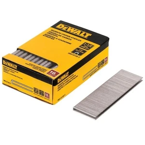 1/4 in. x 1-1/2 in. 18-Gauge Glue Collated Crown Finishing Staple (2500 Pieces) - Picture 1 of 7