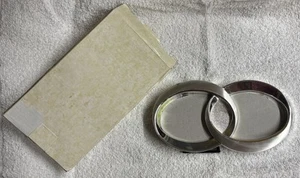 Vintage Things Remembered Double Circles Picture Frame Silver - New - Picture 1 of 5