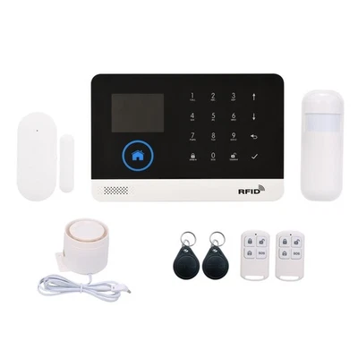 Alarm Security System LCD Display Door Sensor Motion - Image 1 of 4