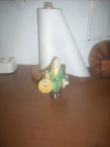  piccola statuina cinese in ceramica arte orientale - Picture 1 of 6