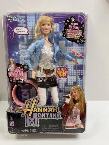 Disney Hannah Montana Doll In Concert Collection Singing “Nobody's perfect" 2007 Cover