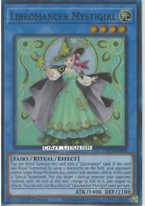 3 X YU-GI-OH LIBROMANCER MYSTIGIRI 1ST ED SUPER RARE MN/MINT DIFO-EN086 - Picture 1 of 1