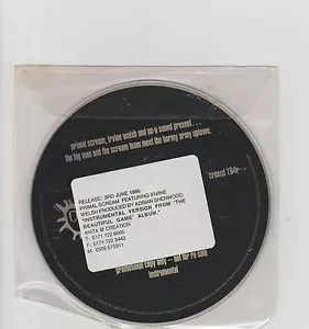 Primal Scream- The Big Man.. UK promo cd single. - Picture 1 of 1