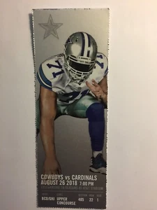 DALLAS COWBOYS VS ARIZONA CARDINALS AUGUST 26, 2018 TICKET STUB - Picture 1 of 1