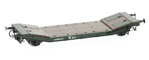 C3007A Clark Railworks OO Gauge 25T Lowmac 'DB904717', BR Olive Green - Picture 1 of 1