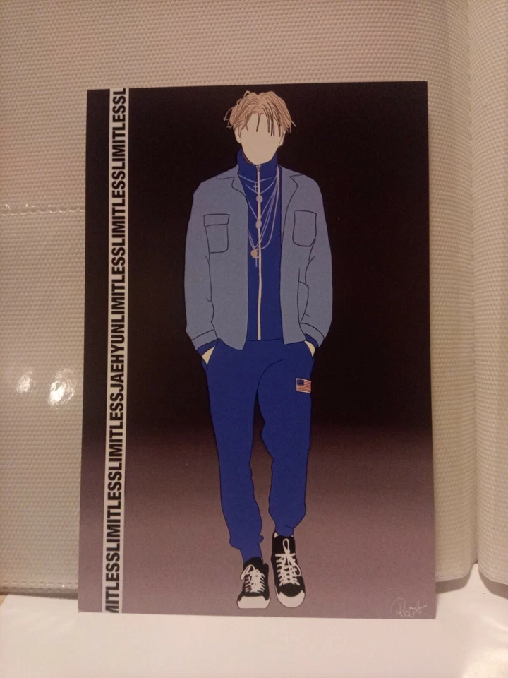 Nct Jaehyun fanart by me  card postcard 10×15cm Korean kpop idol idols k-pop - Immagine 1 di 1