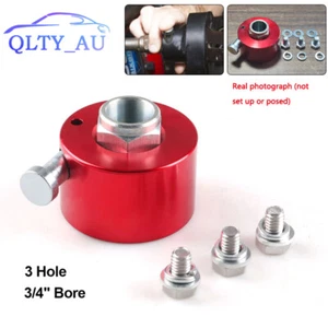 1 Set Red Steering Wheel Quick Release Disconnect Hub 3/4" Shaft Size Aluminum - Picture 1 of 10
