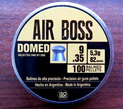 Diabolo Air Boss domed Kaliber 9 mm Rundkopf - Sport Wettkampf TOP Qualität
