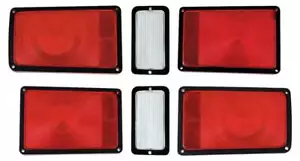 1971 Dodge Charger Tail Lamp Lens Set - 6 Lens Pieces - Picture 1 of 3