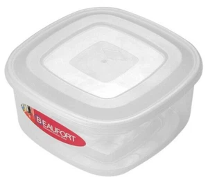 Contenedor transparente de plástico para almacenamiento de postres y pasteles de comida Beaufort con tapa 1,5 L - Imagen 1 de 1
