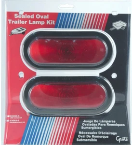 GROTE 53082-5 Oval Trailer Stop Tail Turn Submersible Lighting Kit STOP LIGHT - Bild 1 von 4