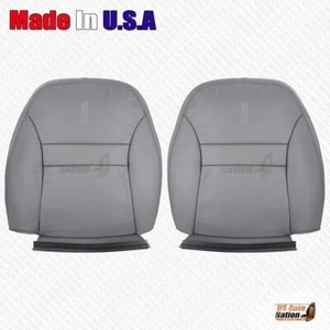1993 1994 1995 1996 For Lincoln Mark 8 Driver & Passenger Top Leather Cover Gray - Picture 1 of 6