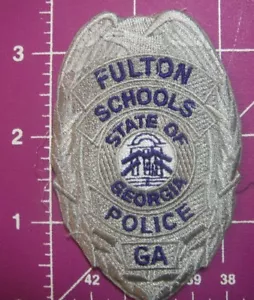 Fulton County Georgia Schulen Polizei Aufnäher - Bild 1 von 2